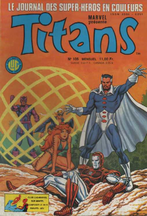 Scan de la Couverture Titans n 105